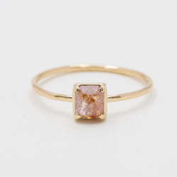 Peach Candy Diamond Ring