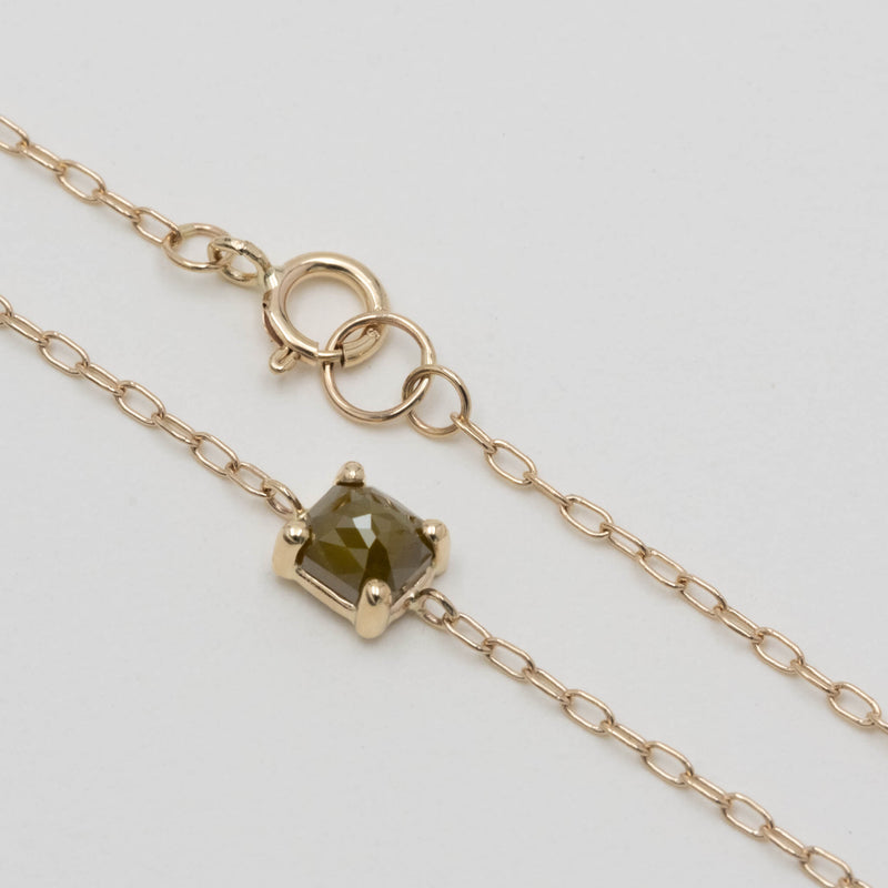 Khaki Square Diamond Bracelet