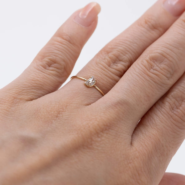 Stella baby diamond ring – lily & co.