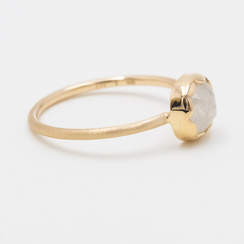 Magnolia Petal Diamond Ring