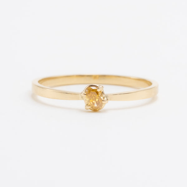 Orange Butterfly Oval Diamond Ring – lily & co.