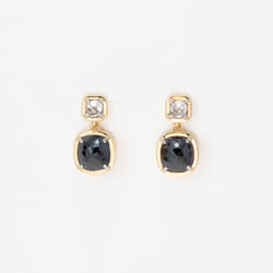 Black Diamonds Drop Earrings