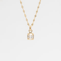 Dew Square Diamond Necklace