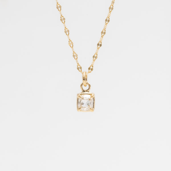 Dew Square Diamond Necklace