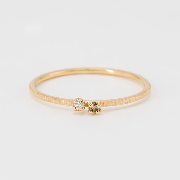 lily&co. K14YG 1粒 ダイヤリング One of a kind – lily & co.