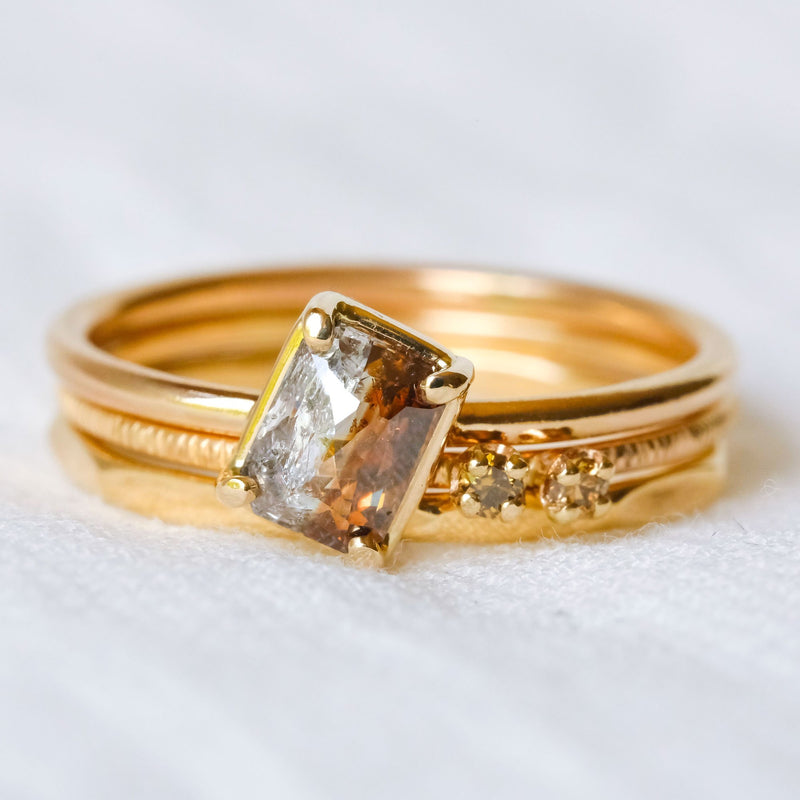 Bi-color Diamond Ring