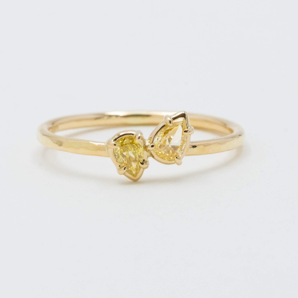 Sun drop diamond ring Lemon – lily & co.