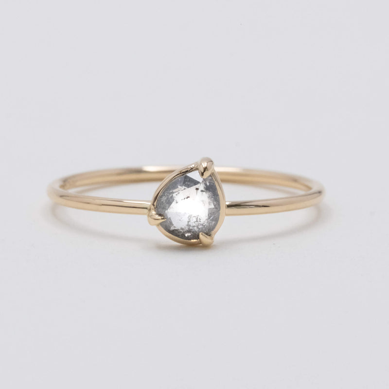 Stella drop diamond ring