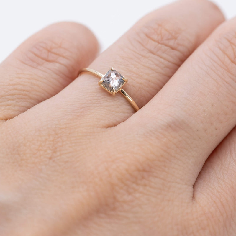Stella square diamond ring