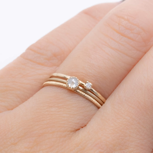 2023 Holiday jewelry set stacking rings b　