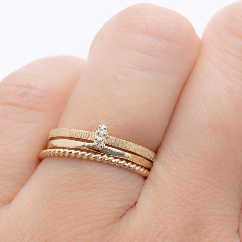 2023 Holiday jewelry set stacking rings a