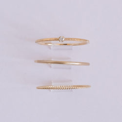 2023 Holiday jewelry set stacking rings c　