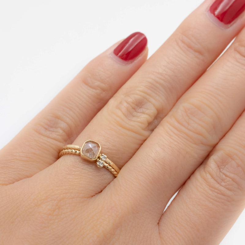 Pink Cloud Diamond Ring