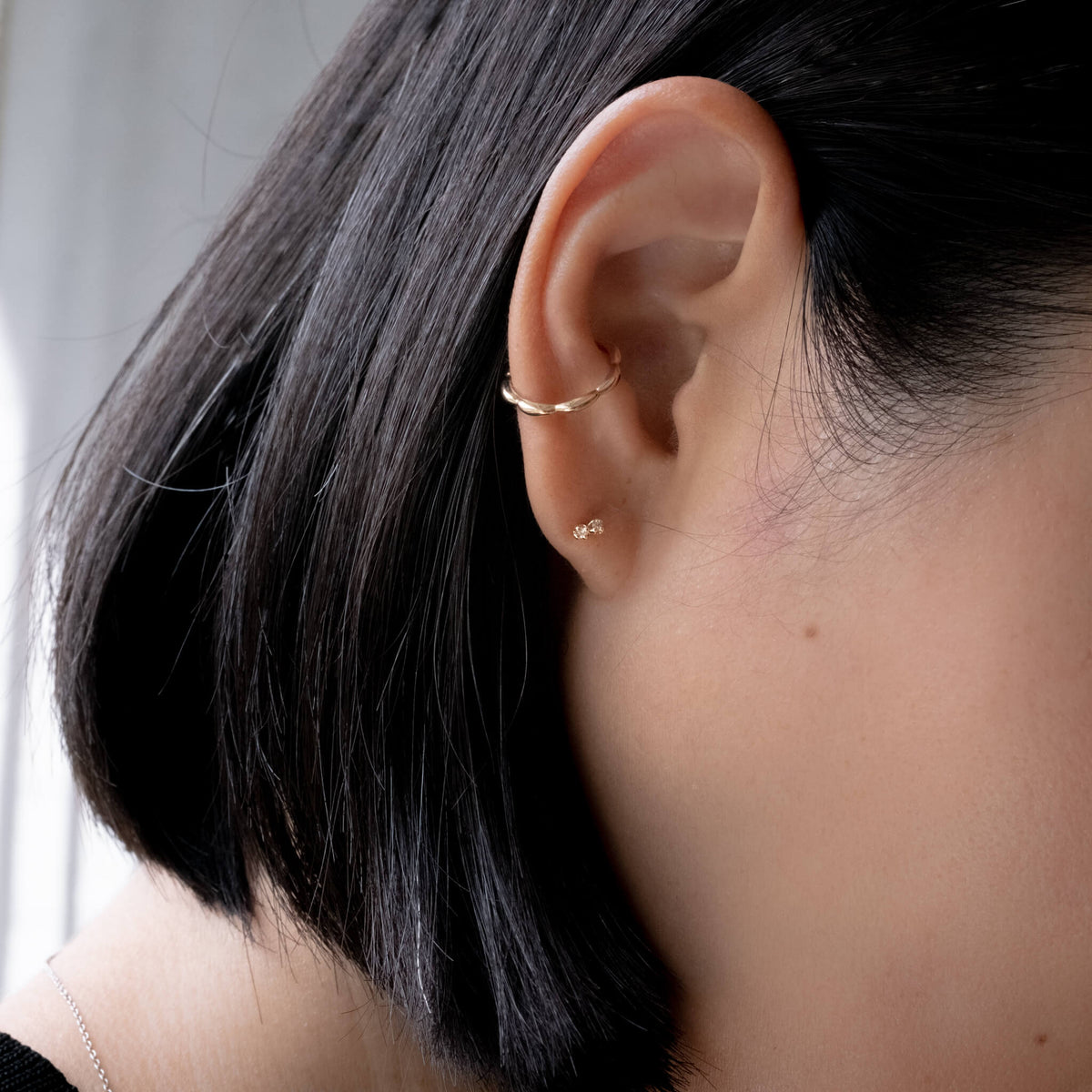 Lily&co.ナチュラルレッドダイヤモンドピアス♡K14YG♡最終お値下げ♡ アウトレット商品