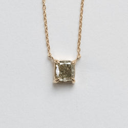 Aqua mist diamond necklace