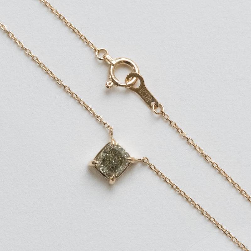 Aqua mist diamond necklace