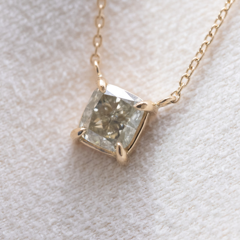 Aqua mist diamond necklace