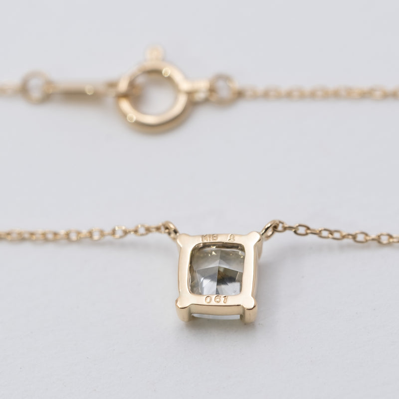 Aqua mist diamond necklace