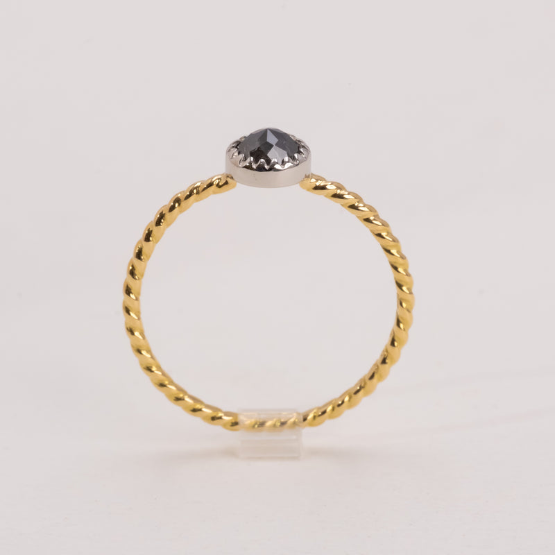 願い事のリング 18K+Platinum