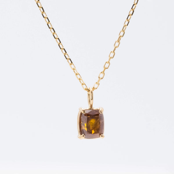 Caramel Diamond Necklace