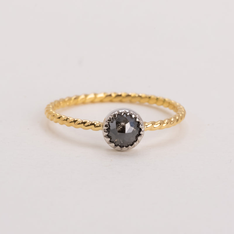 願い事のリング 18K+Platinum