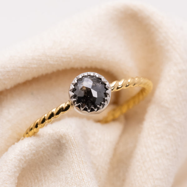 願い事のリング 18K+Platinum