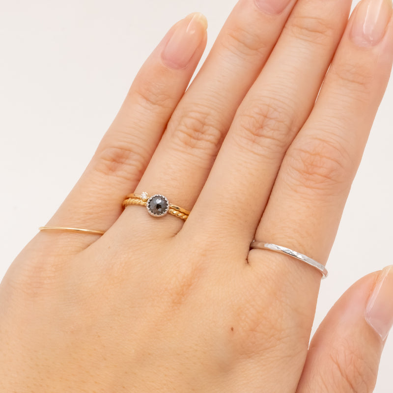 願い事のリング 18K+Platinum