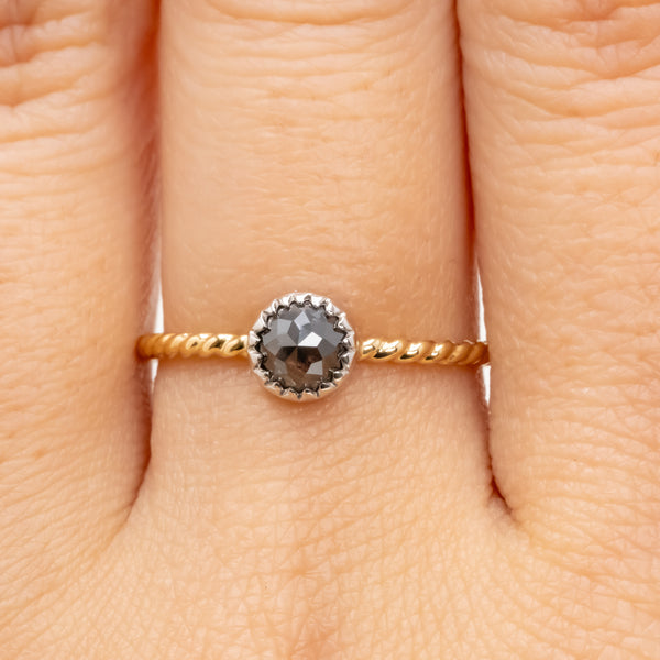 願い事のリング 18K+Platinum