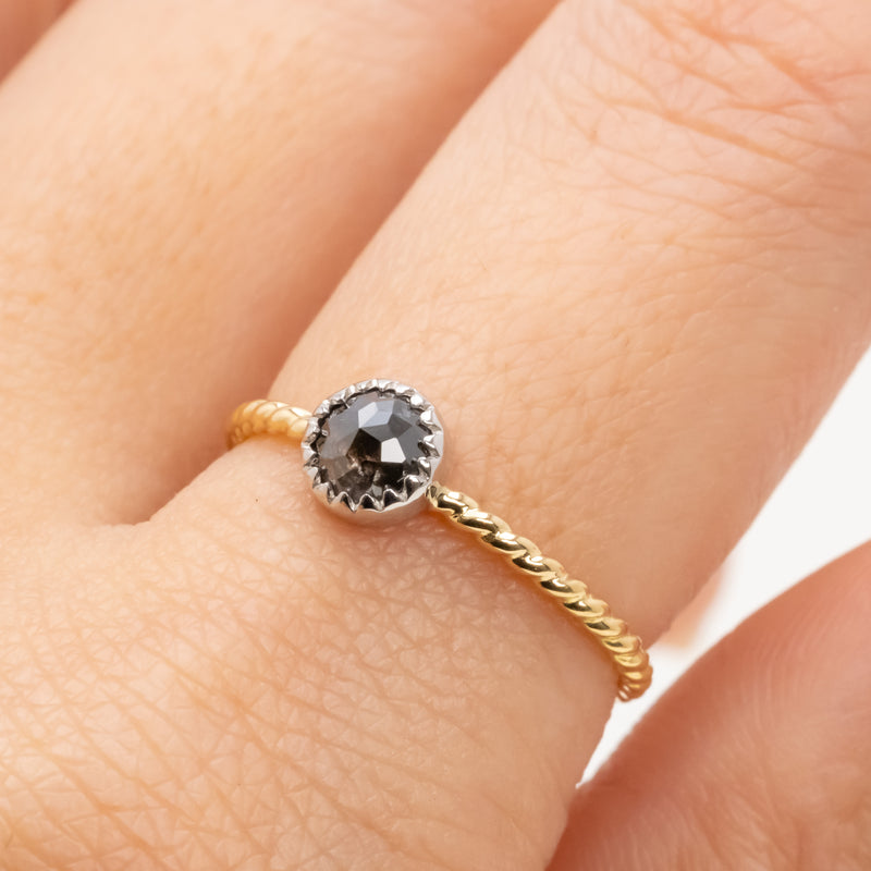 願い事のリング 18K+Platinum