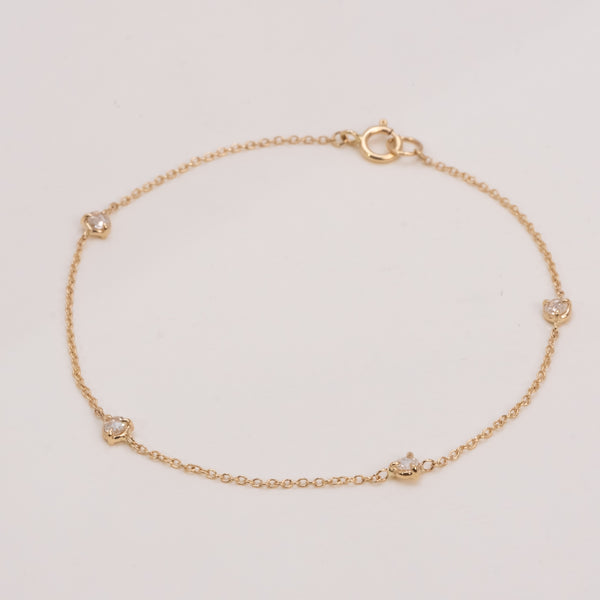 Dewdrop Diamond Bracelet