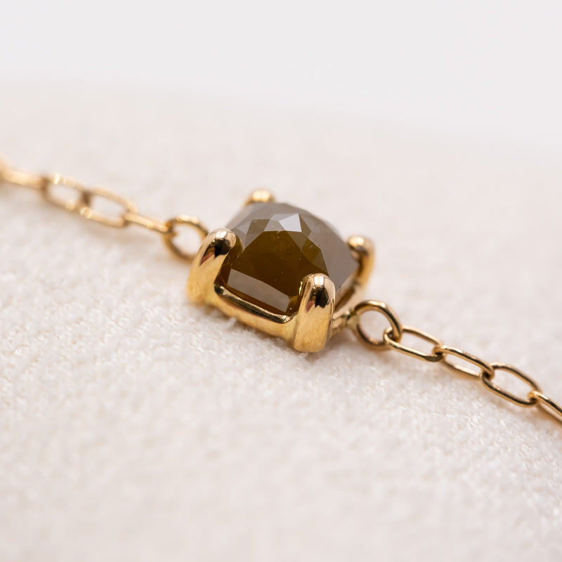 Khaki Square Diamond Bracelet