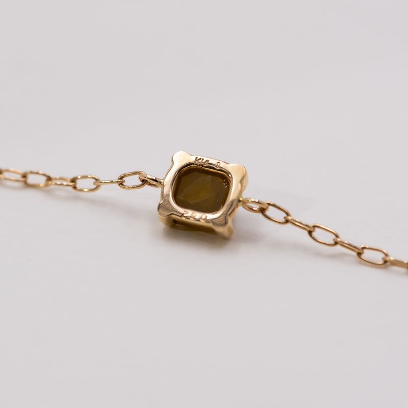 Khaki Square Diamond Bracelet