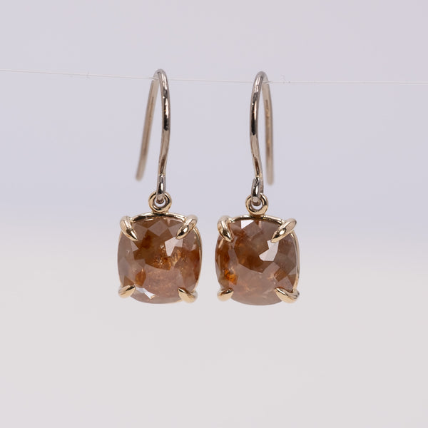 Terracotta Sunset Diamond Earrings