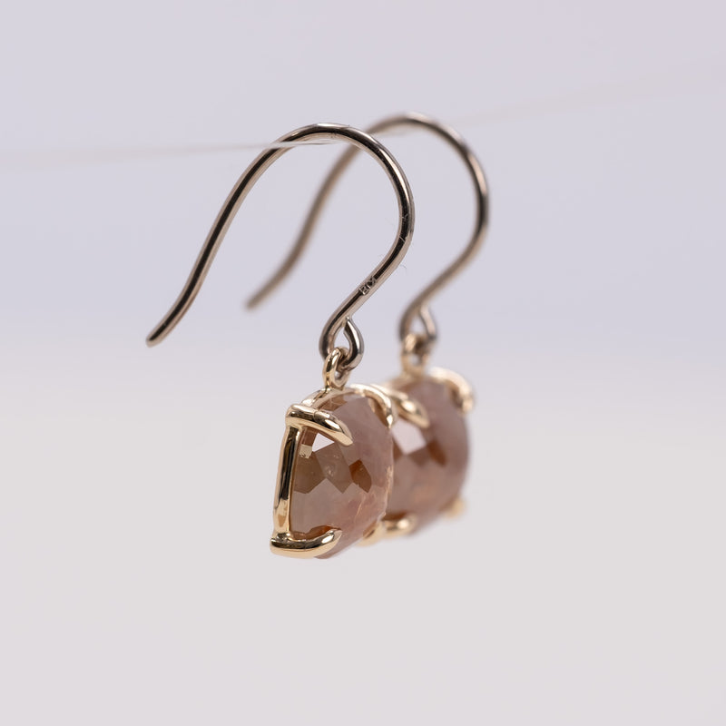 Terracotta Sunset Diamond Earrings