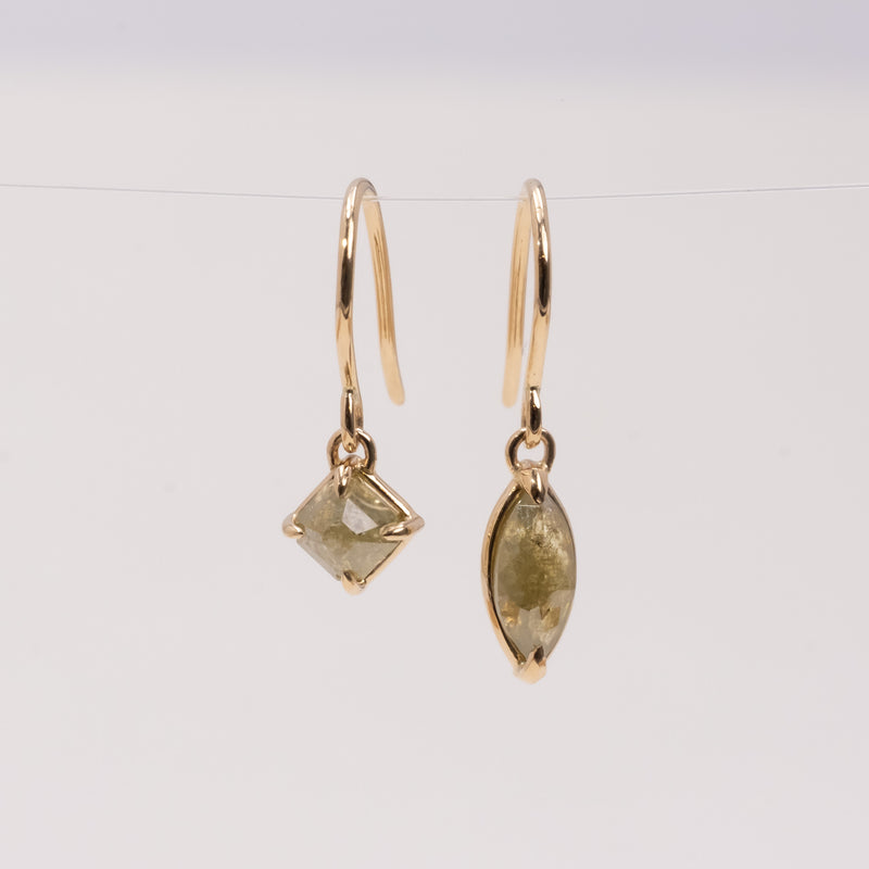 Fragments of Light Diamond Earrings