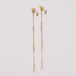 つぼみ X Dewdrop Pearl Earrings