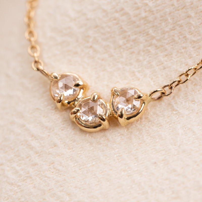 Dewdrop Diamond Necklace – Trio