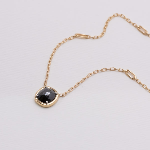 Cosmos black diamond necklace