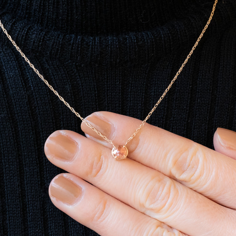 Strawberry Diamond Necklace