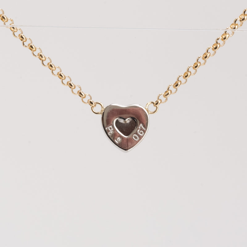Heart Black Diamond Necklace