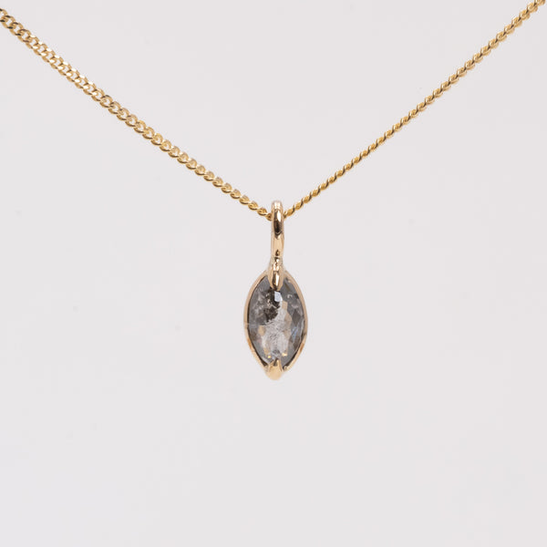 Stella Diamond Petal Necklace