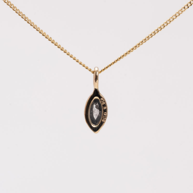 Stella Diamond Petal Necklace