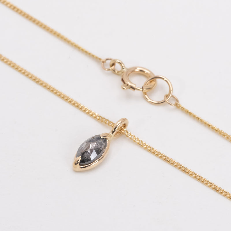 Stella Diamond Petal Necklace