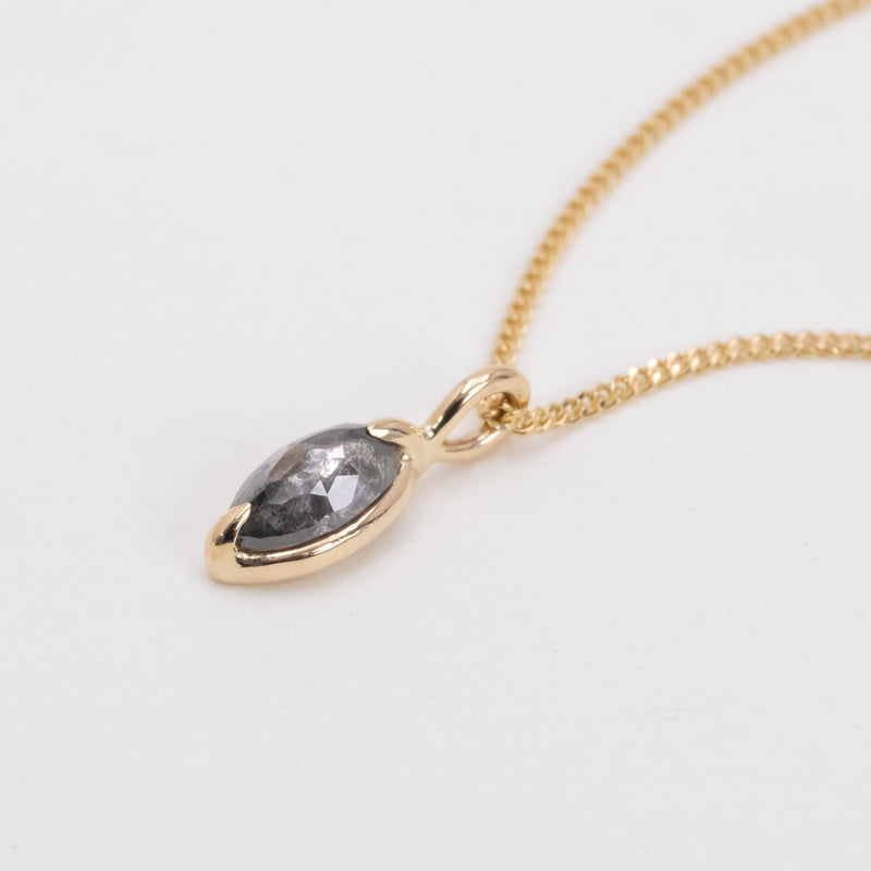 Stella Diamond Petal Necklace