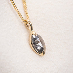 Stella Diamond Petal Necklace