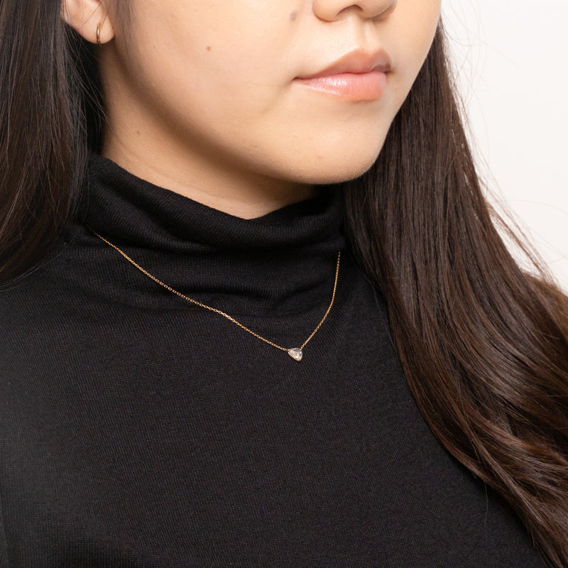 Stella Drop Diamond Necklace