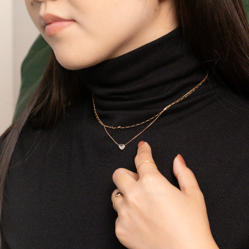 Stella Drop Diamond Necklace