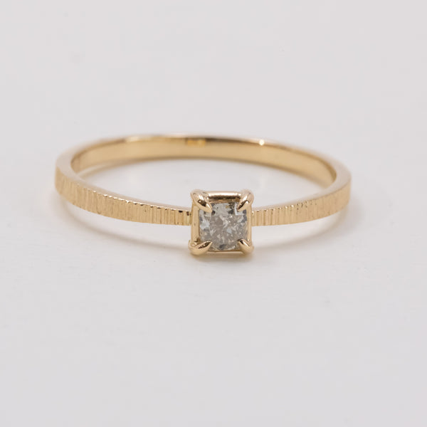 Baby Blue Diamond Ring