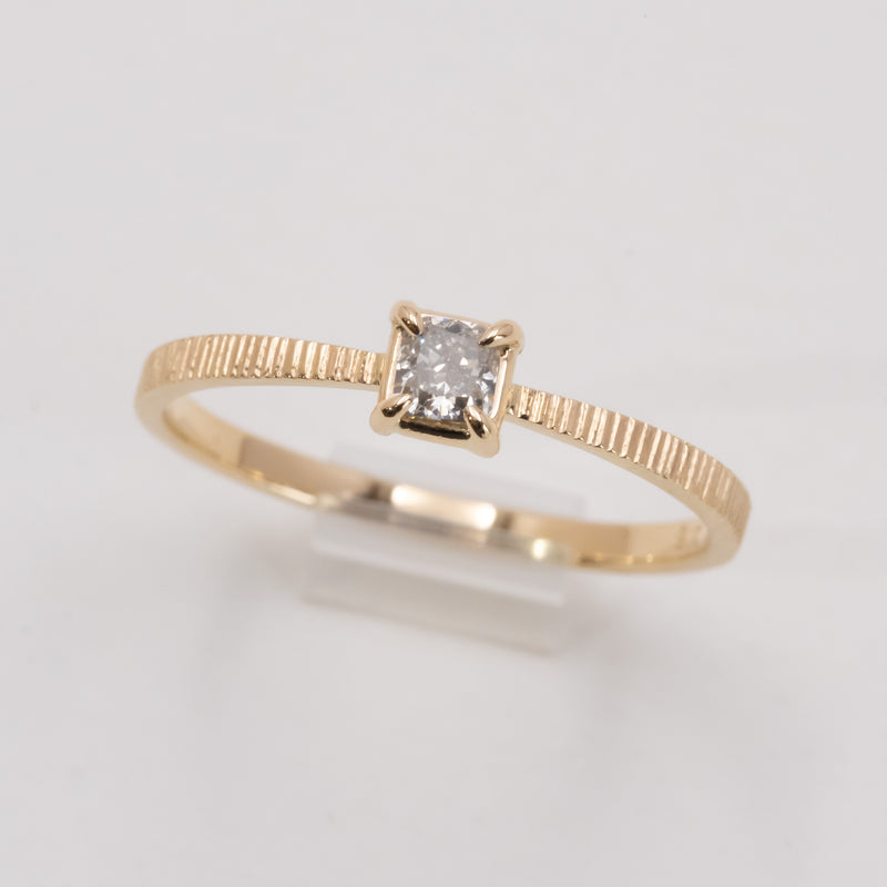 Baby Blue Diamond Ring