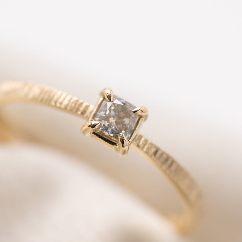 Baby Blue Diamond Ring